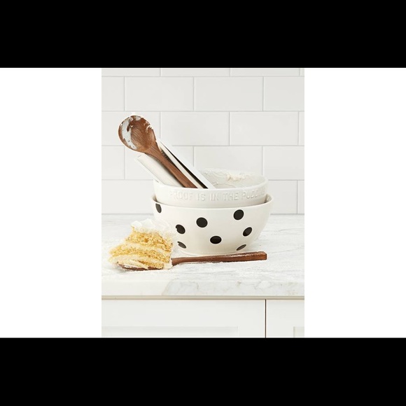 🚨SALE Kate Spade  Deco Dot Mixing Bowls - Picture 8 of 8